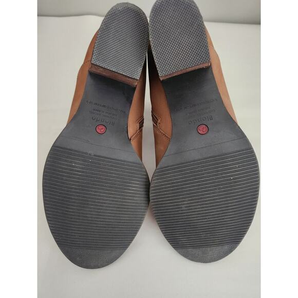 Blondo Nelli Waterproof Leather Ankle Boots Sz 9.5 factory distressing classic - Picture 8 of 10